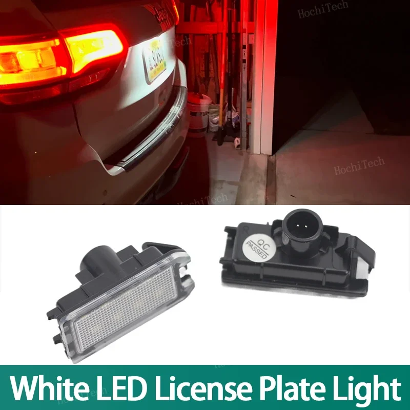 

2 шт. подсветка номерного знака для Jeep Grand Cherokee Compass Patriot Dodge Viper 2014-2017 Fiat 500 лампа освещения номерного знака