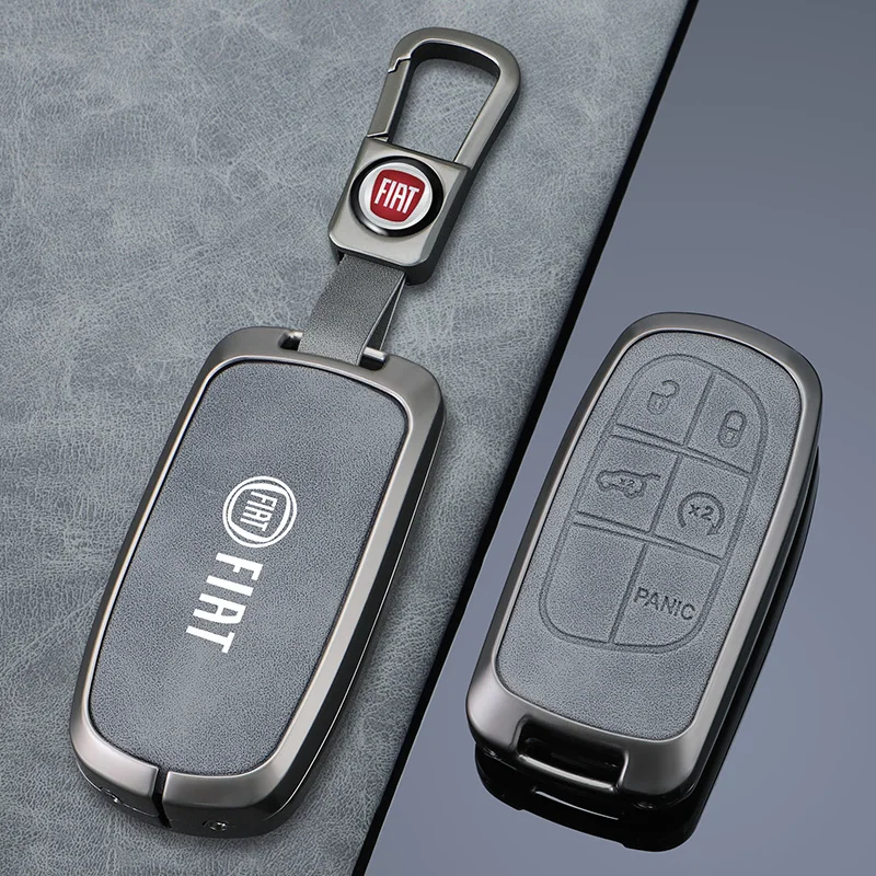 Fiat Car Smart Remote Key Case Cover For Fiat Freemont Toro 500L 500X 2016 2017 2018 Dodge Jeep Chrysler 2021 2022 Accessories