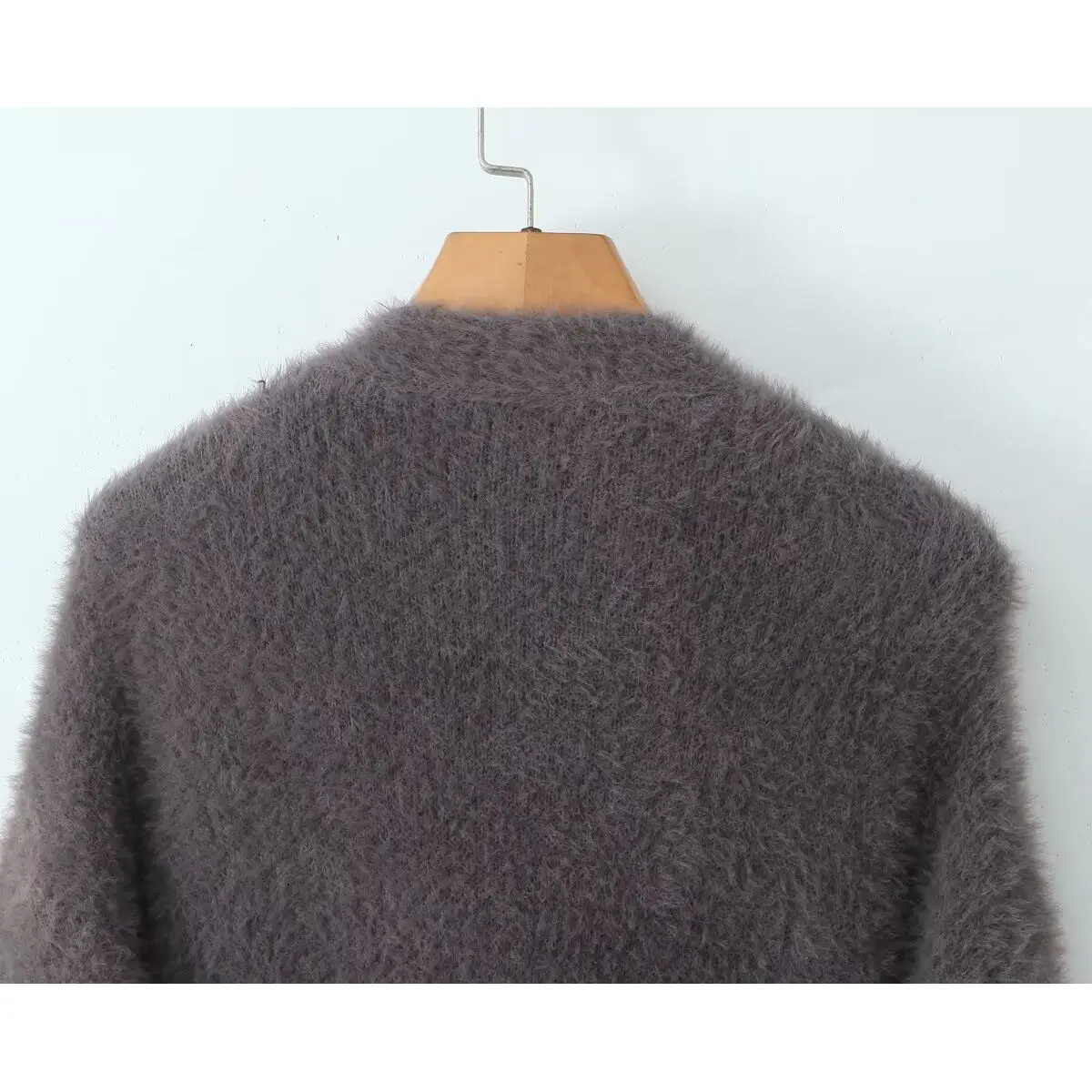 

ZBZR модный свободный вязаный длинный кардиган женский осенний Новое поступление из полиэфирного волокна повседневный простой Ele для похудения