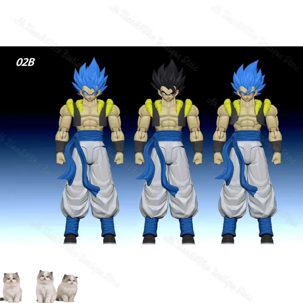 

New Tonsenarttoys Kamione 02A 02B Dragon Ball Z Gojita SHF Super Saiyan SSJ Gogeta Dragon Anime Action Figures Toys