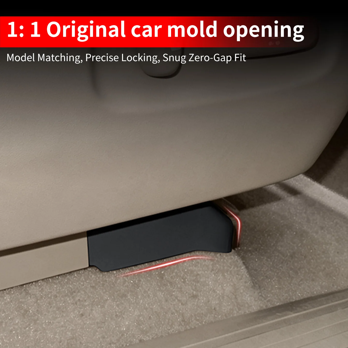 For Toyota Prado 120 LC120 J120 2003-2009 Seat Track Cover Rail Protector Dirt Guard Interior Protection Modification Accessorie view 5