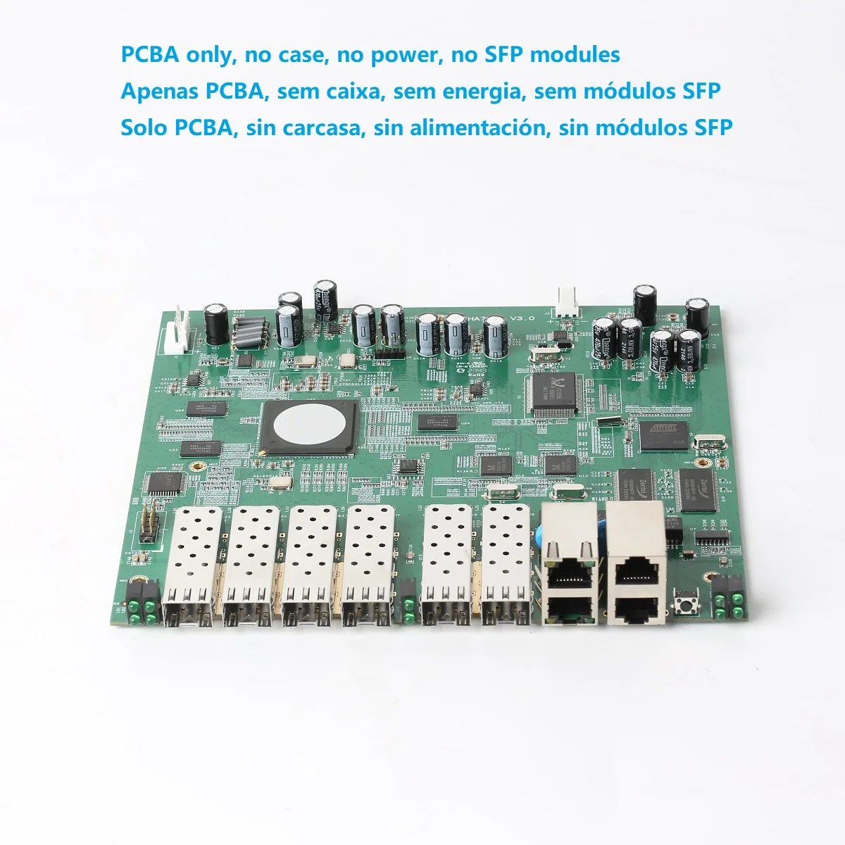 OLT FIBER CONVERTER LAN SWITCH PCBA BOARDS NOT INCLUDE PON MODULES NO CASE NO POWER