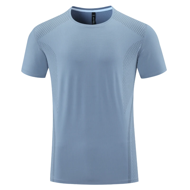 

Men Sports Shirts Prints Run T-shirts High Quality Polyester Fitness Training Thin Tees Quick Dry Bodybuilding Gym Short Sleeve