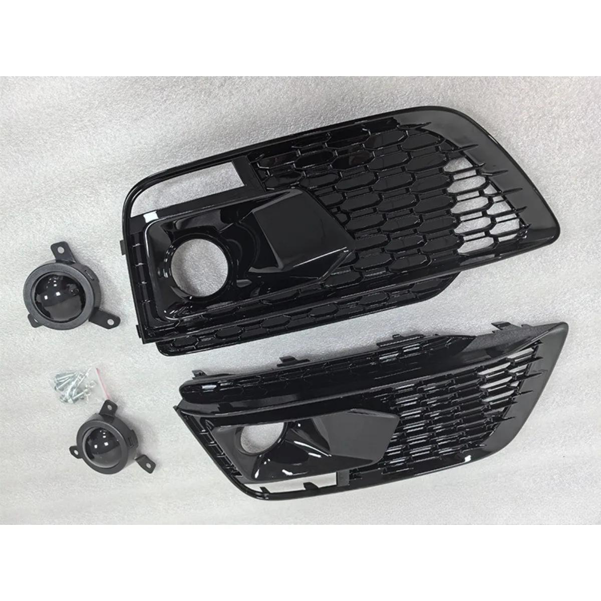 

Car Front Fog Light Cover for Audi Q5L 2018-2020 RSQ5 Fog Light Frames Sports Models