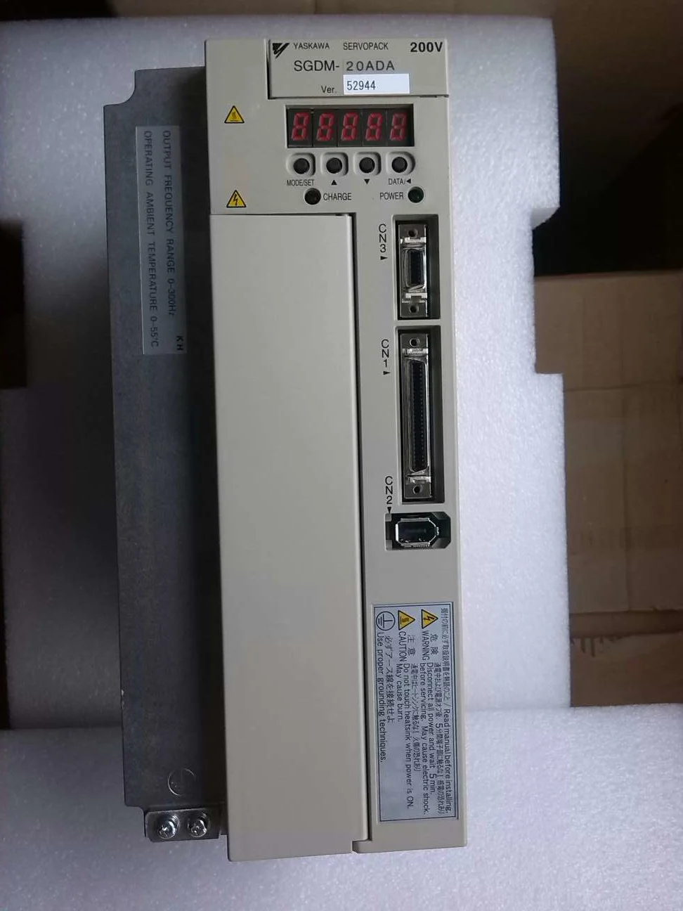 Original Japanese Yaskawa Servo Driver SGDM-20ADA