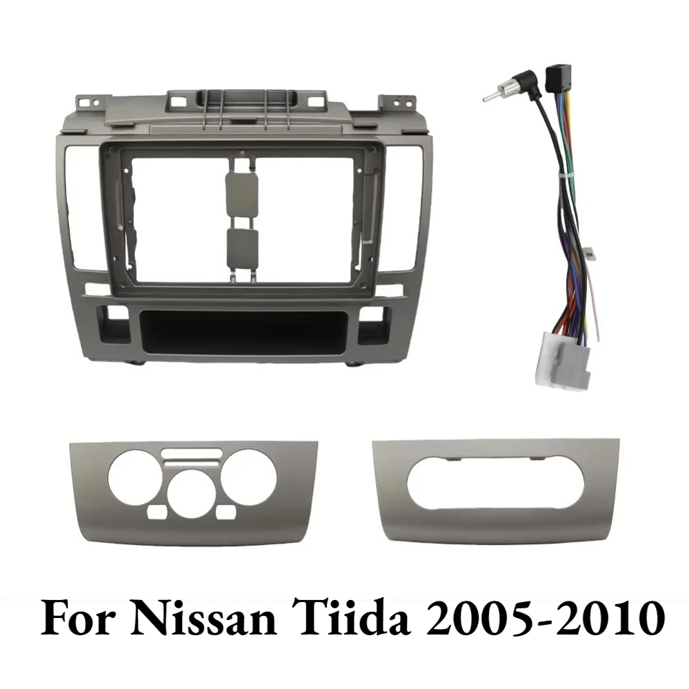 

9Inch Universal Car Radio Frame for Nissan Tiida 2005-2010 | Android Radio Dash Fitting Panel | Fascia Adapter Installation Kit