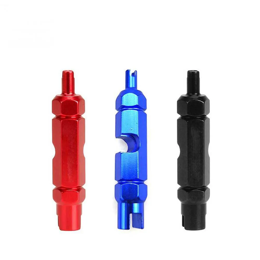 

Dual Head Adapter Schrader Valve Extension Rod Bike Accessories Repair Tool Valve Core Wrench Remover Tool Valve Core Remover