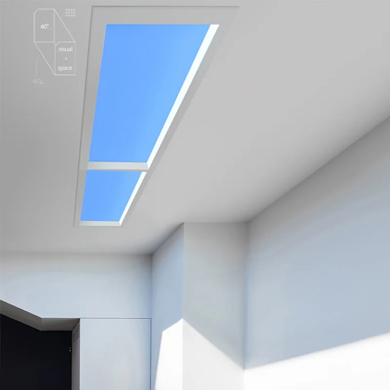 

Modern Simple Artificial Blue Sky Natural Living Room Indoor Embedded Ceiling Lighting Emitting Diode Transparent Skylight
