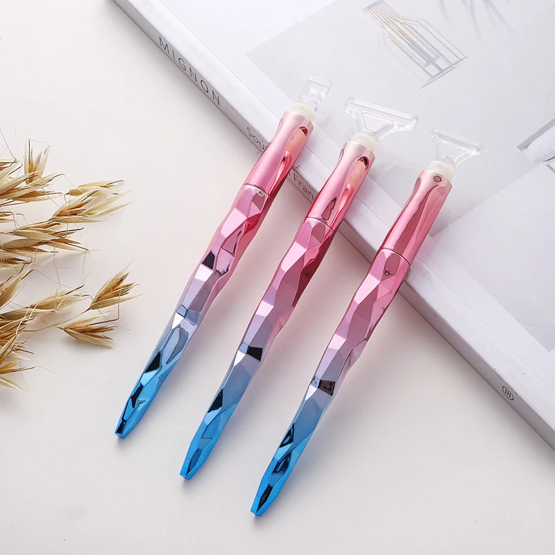 

Mixed multi-color electroplating pen diamond painting accessories painting art tools brush point drill bit clay pen tray 5D