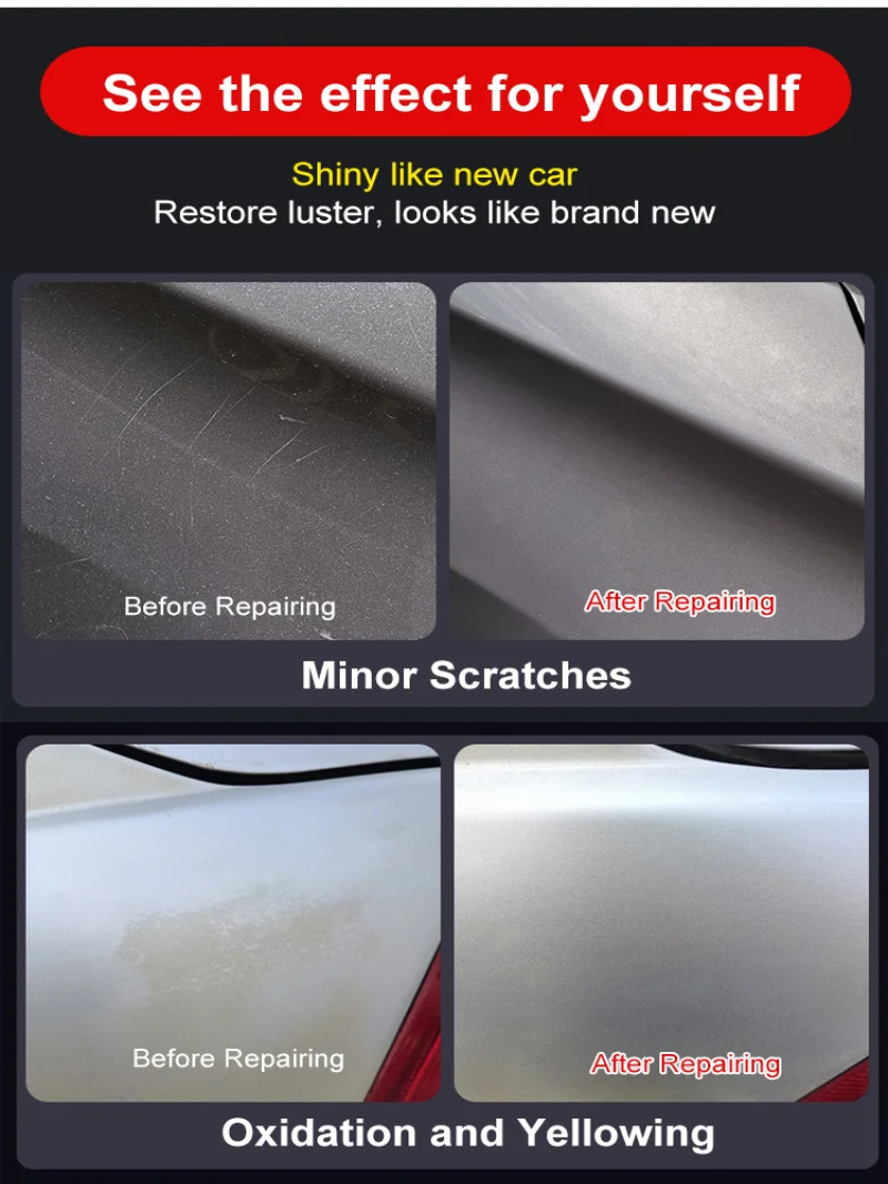 Car Paint Restorer Scratch Repair Scratch Repair Wax Car Wax Paint Scratch Removal Polishing Wax