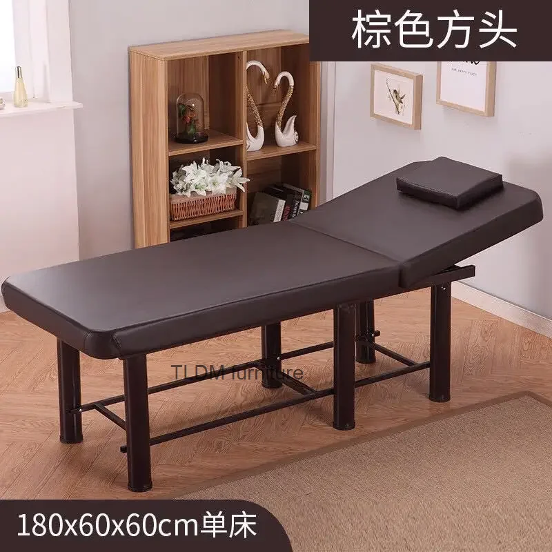 

Fashion Stable Professional SPA Massage Tables Foldable Salon Furniture PU Bed Thick Beauty Massage tattoo Table