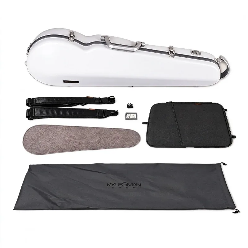 Portable Violin Case Lightweight Violin Organizer Case Pressure Resistant Violins Storage Box Stringed Instruments Container