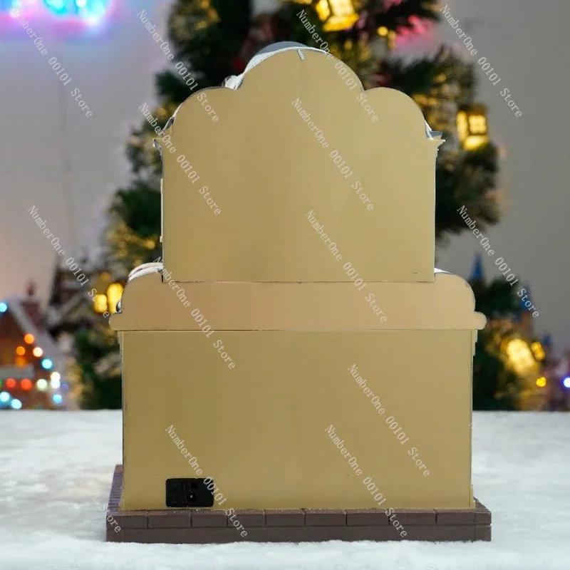 هدايا المهرجانات، وزخارف بيت الثلج المتوهجة، وحرف عرض نافذة الكرتون لمحلات الهدايا