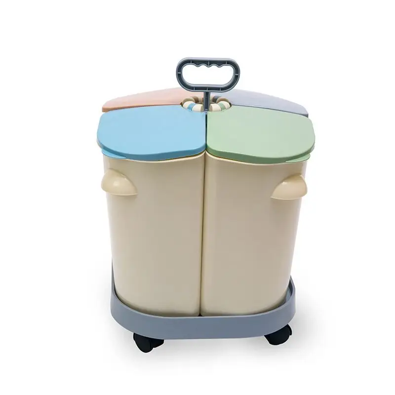 Trash can household environmental protection toilet living room bedroom kitchen deodorant storage bucket y