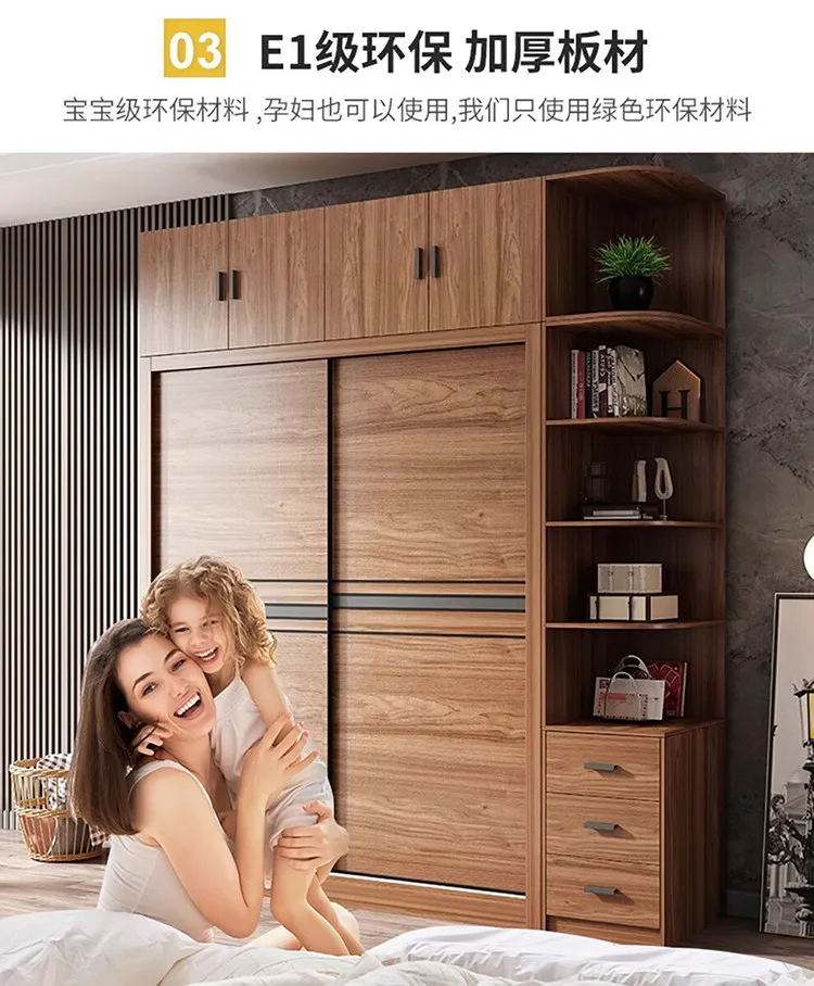Luxury Material Wardrobe Closet Customized Tall Shelves Open Wardrobes Display Space Saving Muebles Para Hogar Furniture Home