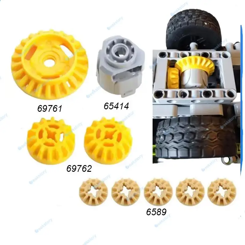 Nieuwe Differentieel Modificatie Technische Bouwstenen Onderdelen Versnellingen DIY Speelgoed MOC Bricks Accessoires Voor 65414 69761 69762 6589
