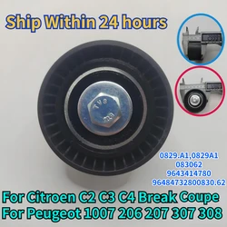 0829A1 083062 9643414780 for Citroen C2 C3 C4 Break Cupe Peugeot 1007 206 207 307 308 Belt Drive Tensioner Guide Pulley Idler