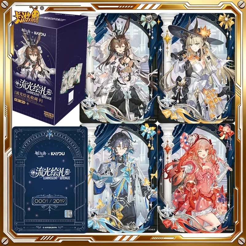 kayou-arknights-card-luminescent-serenade-vol1-mystery-box-genuine-trading-cards-game-toys-holiday-birthday-gifts-for-man-woman