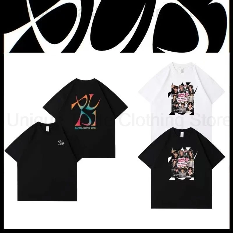 ALPHA DRIVE ONE T Shirt Kpop Fashion ALD1 Print T-shirt Streetwear