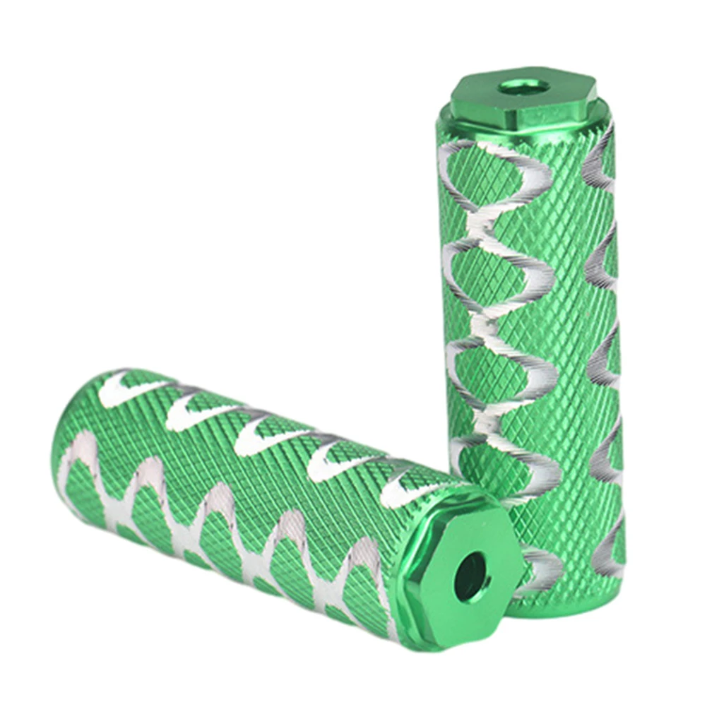 2pcs Bike Pedals Axle Foot Rests Pegs ForBMX Folding Bikes MTB Bicycle Aluminum Foot Pegs Pedals Rears Axle 5MM Bikes Parts