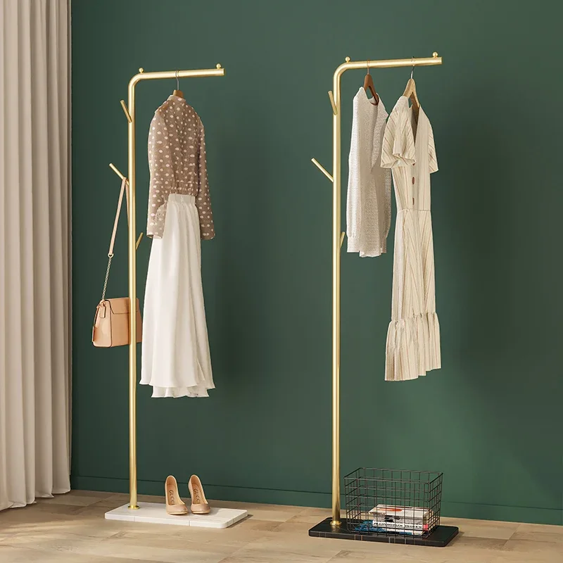 #Clothes Rack Coat Stand Entrance Hanger Room Furniture Metal Clothes Racks Shelf Chair Wardrobe Abaya Relationships Organizer