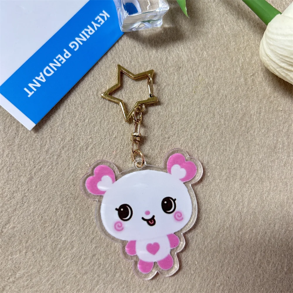 KPOP Boys Idols Lovely Keychain Renjun Jeno Haechan Chenle Transparent Acrylic Keyring Pendant Cartoon Bag Accessories Fans Gift image 5