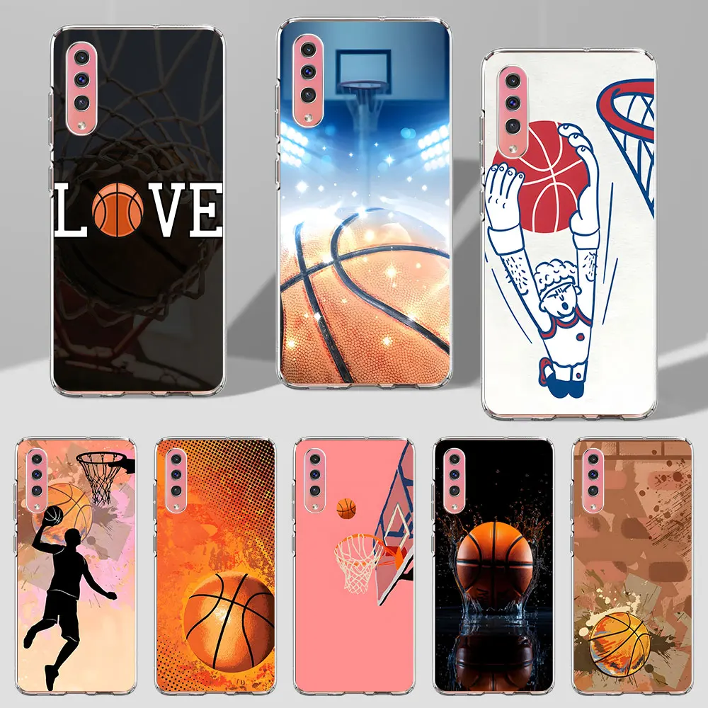 Basket Sports Basketball Case for Samsung Galaxy A40 A30s A50 A50s A70 A70s A20e A7 A10 A6 A04s A03s A10s TPU Soft Phone Cover