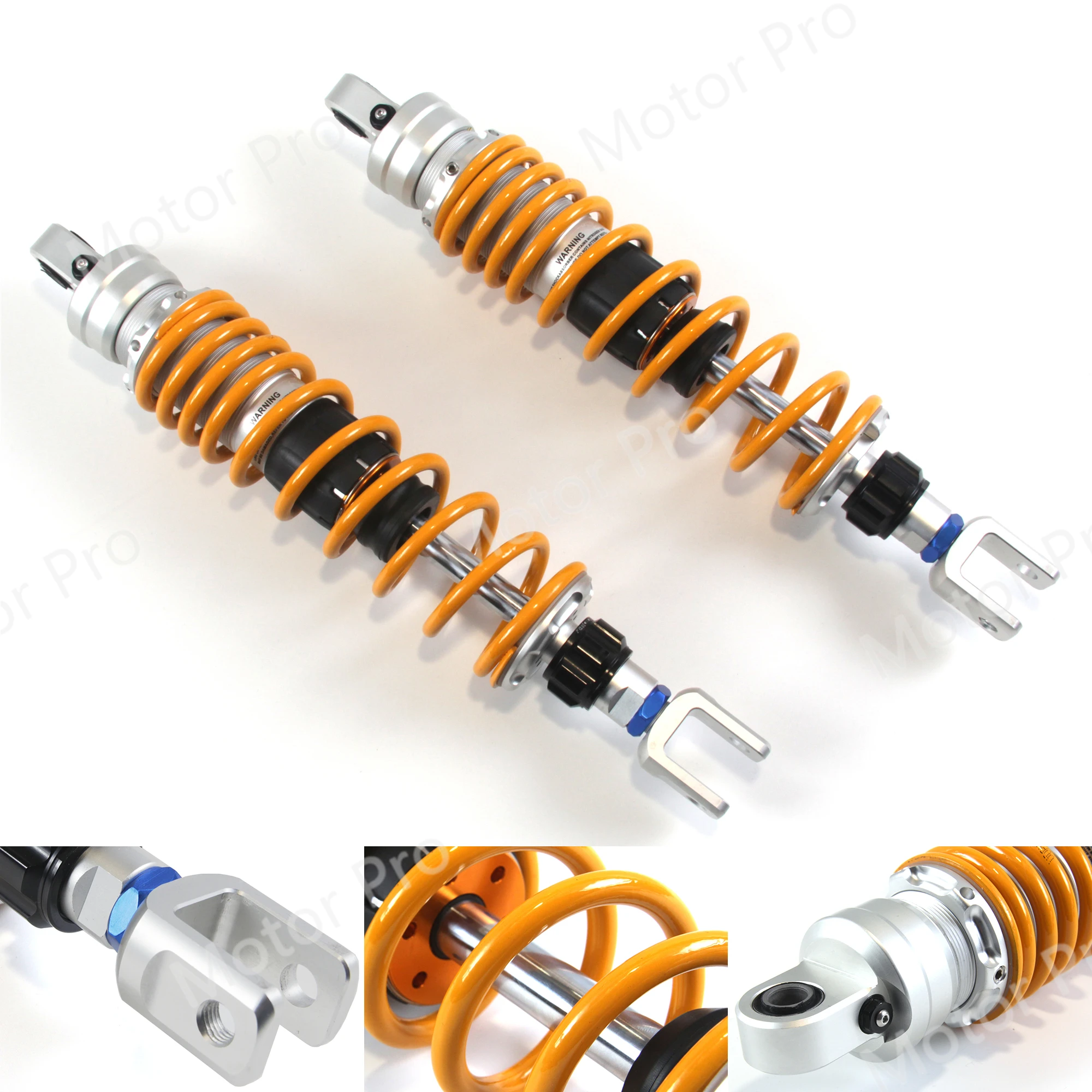 365mm /14 3/8 Motorcycle Adjustable Rear Shock Absorbers Suspension For Korea DAELIM S2 250 SQ250 250 XQ250 Street Vintage Bike