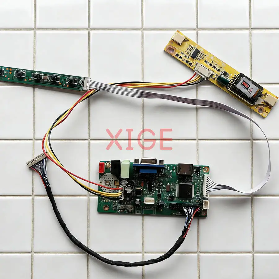 

For M150X5 G150X1 MT150XN03 HT150X02 LCD Screen 58C Drive Controller Board DIY Kit 2-CCFL 20 Pin LVDS 1024x768 1024*768 VGA+HDMI