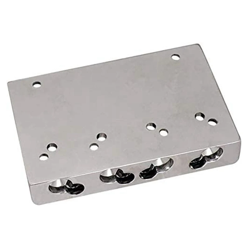 4-String Electric Bass Bridge High-End Roller Saddles Bridge Tailpieces Suit For Bass Guitar Replacement Accessories