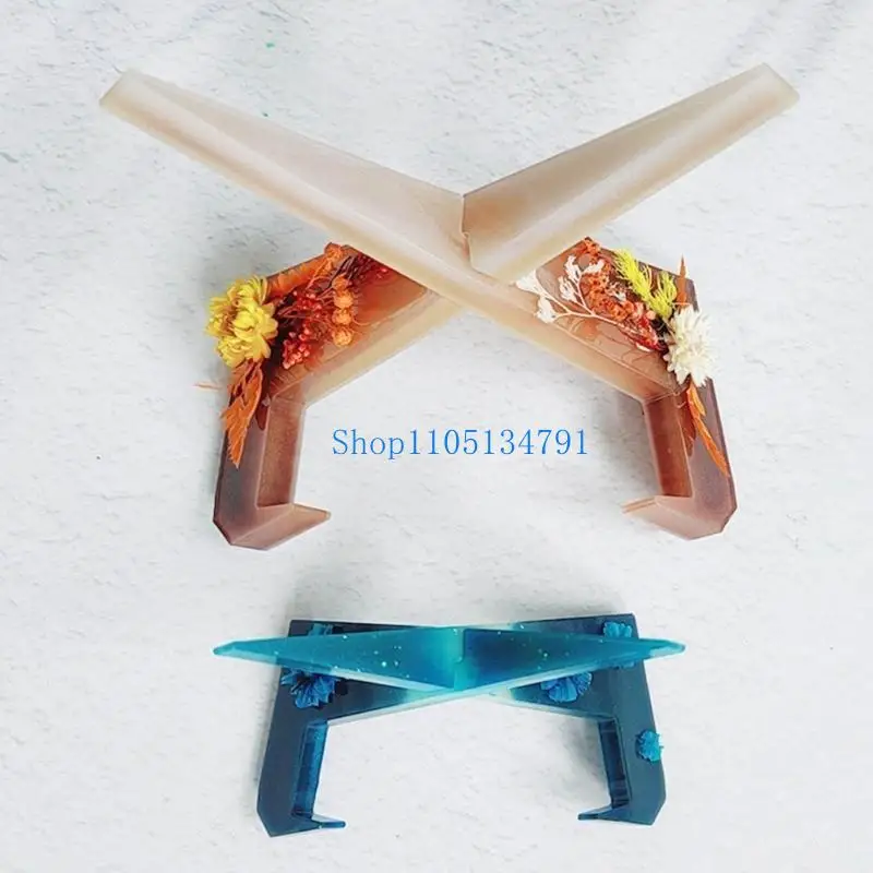 98km Durable and Reliable Silicone Plate Display Stand Mold for Long-Term Use Perfect for Crafters and DIY Enthusiasts