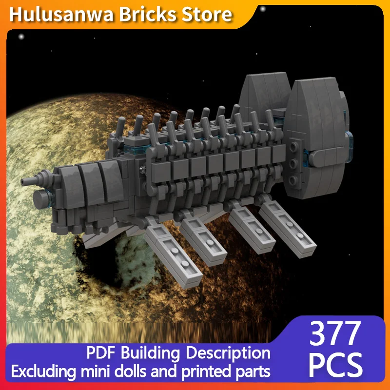 

Civilian Spacecraft Model MOC Building Bricks War Equipment Modular Technology Gifts Holiday Assemble Children Toys Suit