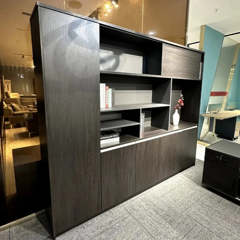 High Grade Wooden File Cabinet Office Furniture Bookcase Bookshelf File Storage Filing Cabinets