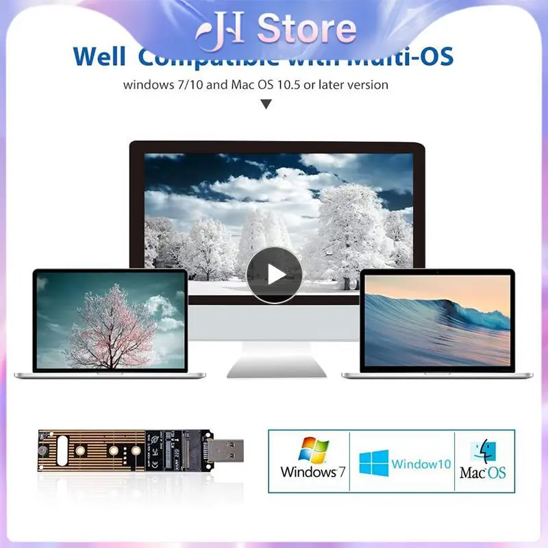 핫 스왑 타입 A 어댑터 카드, 2 인 1 키 하드 드라이브 컨버터, SSD 솔리드 스테이트 Usb3.1 내부 컨버터 카드, 키 하드 드라이브