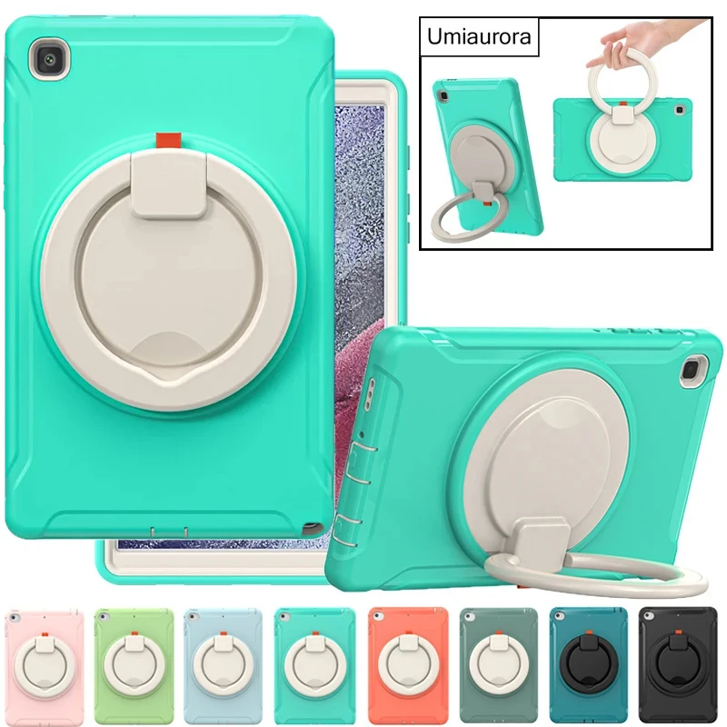 

For Samsung Tab A7 Lite A8 A9+ A11 Plus SM-X230 X210 X200 S6 Lite 10.4" Hand Ring Stand Tablet Case Shockproof Armor Cover Funda
