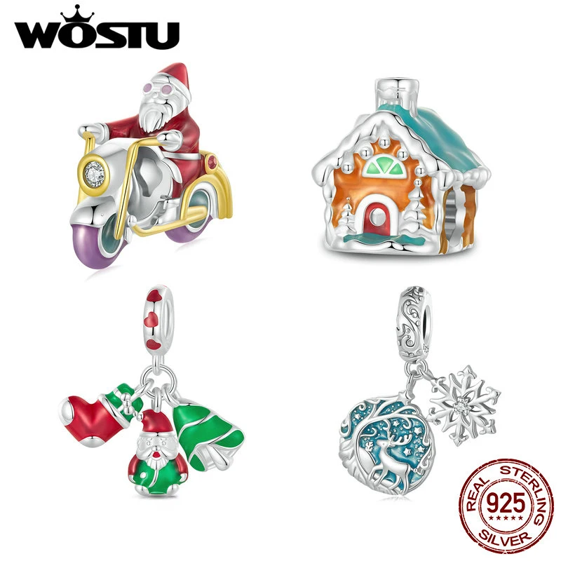 

Подвеска-Шарм «Санта-Клаус» из серебра 925 пробы