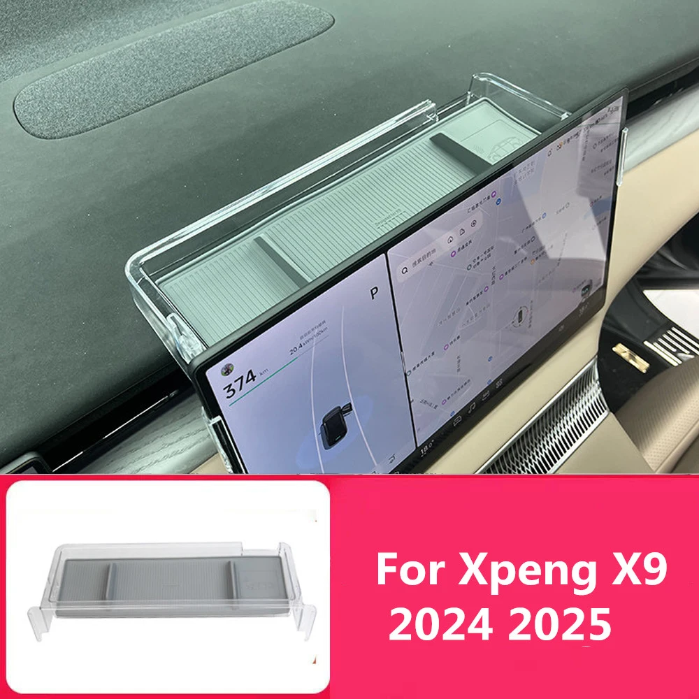 

Подходит для Xpeng X9 2024 2025, задний ящик для хранения экрана, модифицированные аксессуары, центральное управление, специальные аксессуары, периферийные устройства