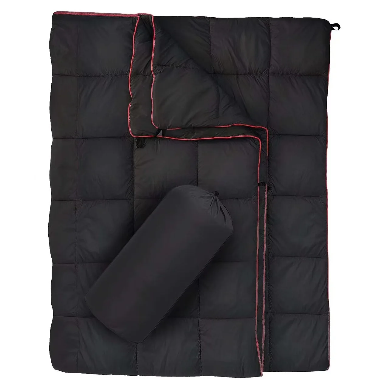 NEW Ultralight Travel Sleeping Pad Quilt Mat Outdoor Camping Waterproof Blanket Buttons Poncho Liner Puffy Blanket Warm Blanket