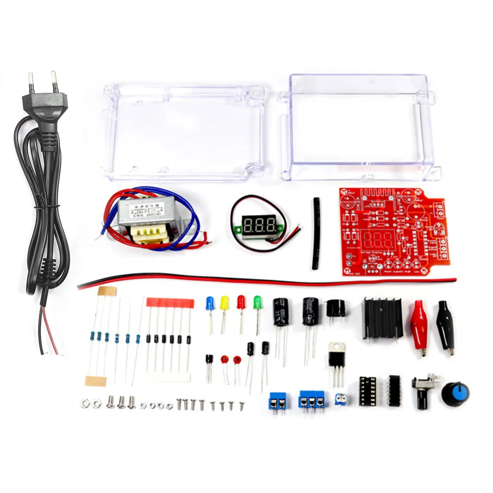 Kit FAI DA TE LM317 Regolabile Regolatore di Tensione AC-DC 110V/220V-1.25 V a 12.5V Step-down di Potenza del Convertitore Buck Modulo di