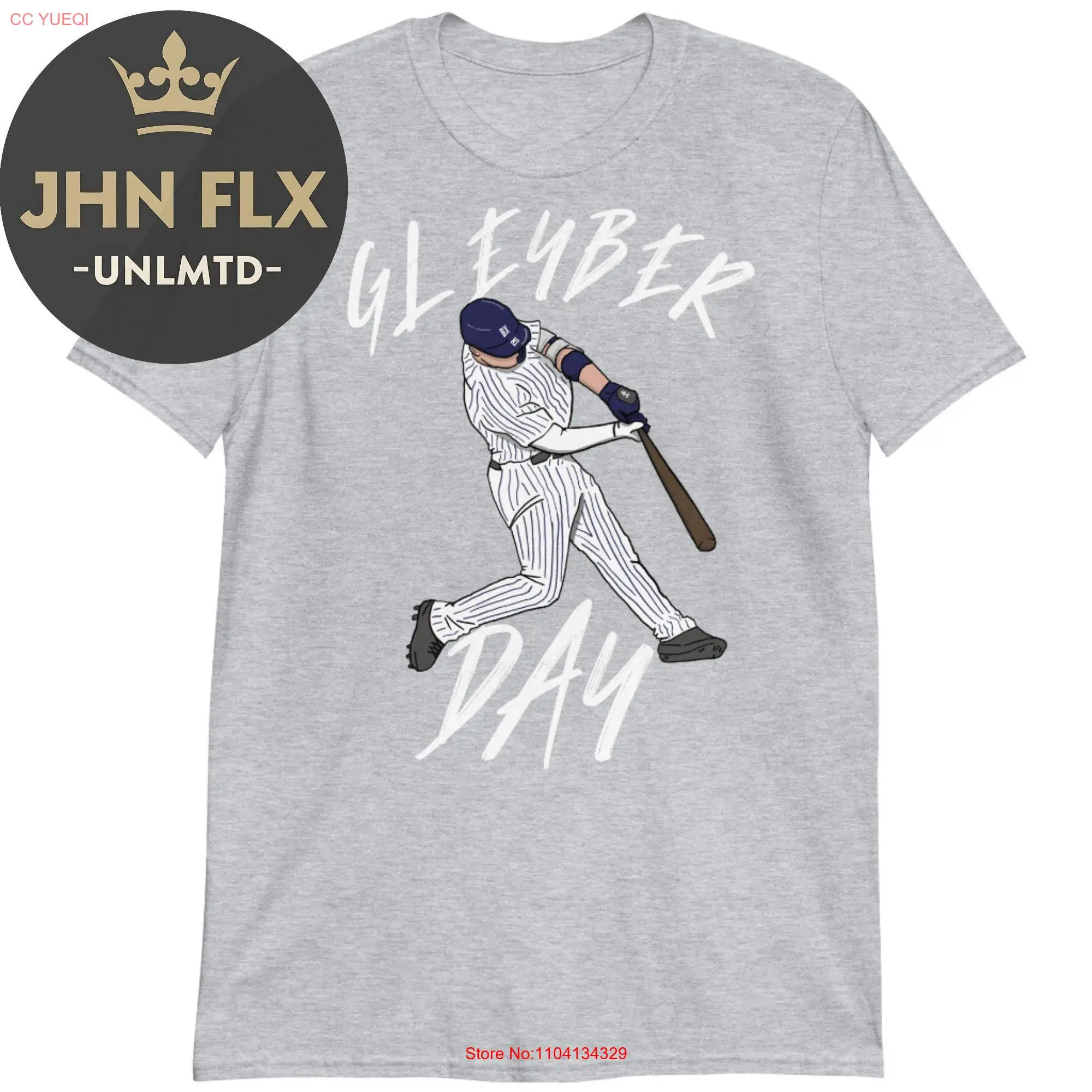 Gleyber Day NYY T Shirt long or short sleeves