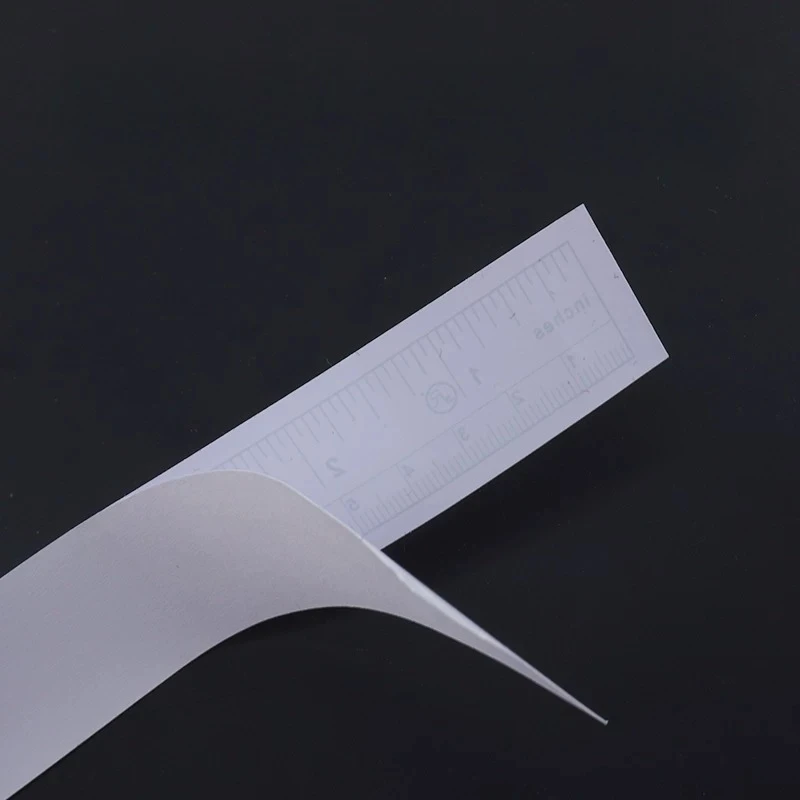 Self Adhesive Sewing Machine Table Ruler, CM & Inch Dual Scale Waterproof Oilproof Sticker Measuring Scale