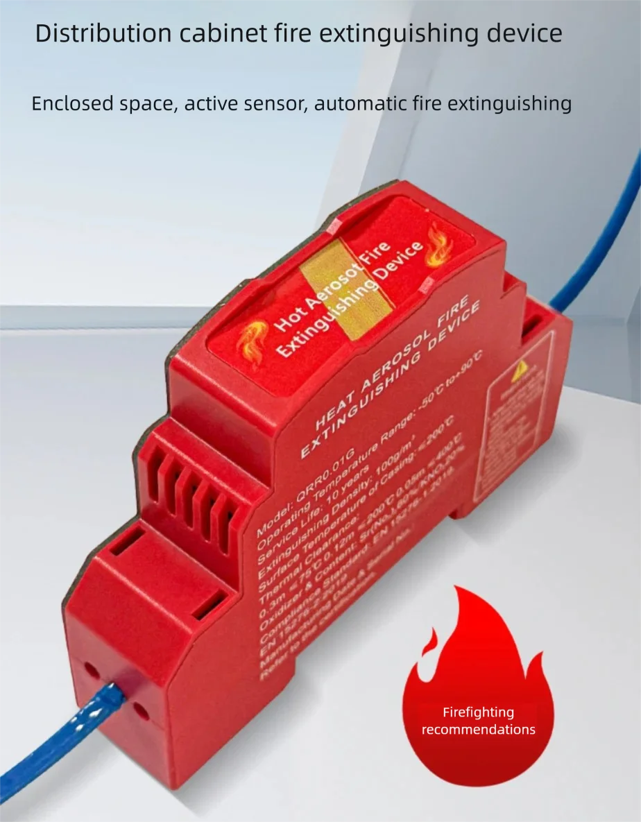 Automatic Fire Extinguishing Patch Self Containing Automatic Halon Free Fire Extinguishing Patch for Fire Safety