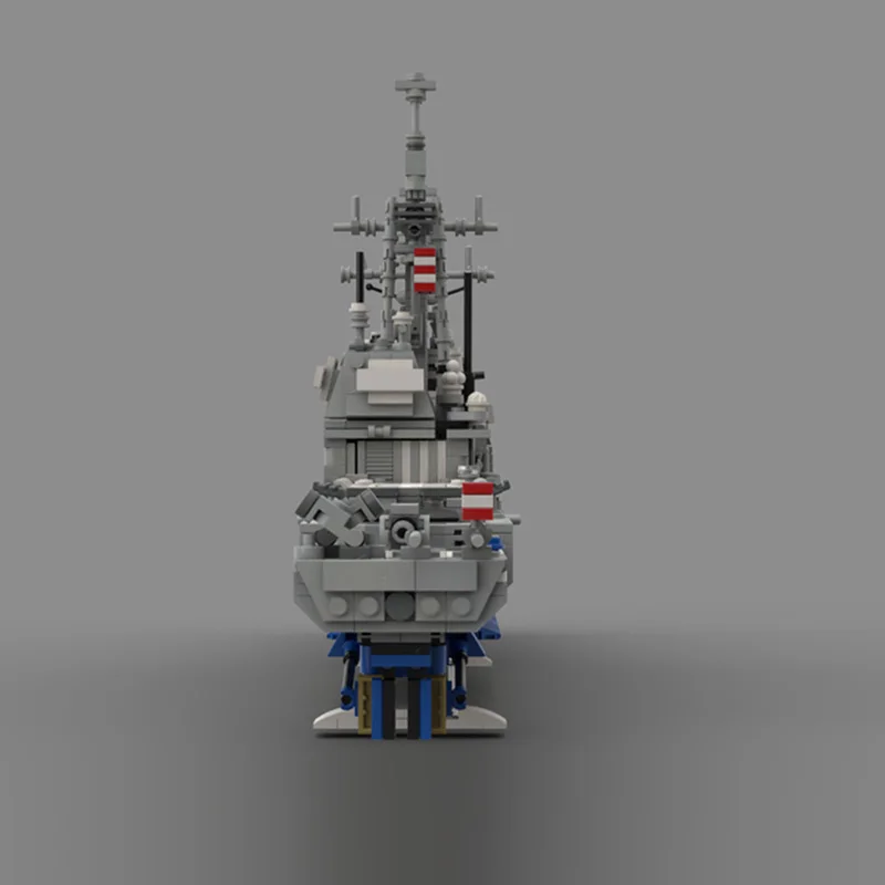 CG-73 Modern Military Vessels MOC Building Bricks War Equipment Modular Technology Gifts Holiday Assemble Children Toys Suit