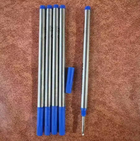 5 قطعة MB جل القلم الملء الأسود والأزرق قلم الكرات الدوّارة عبوات حقيبة جلدية هدية صندوق المدرسة مكتب الكتابة السلس الحبر الملحقات #2