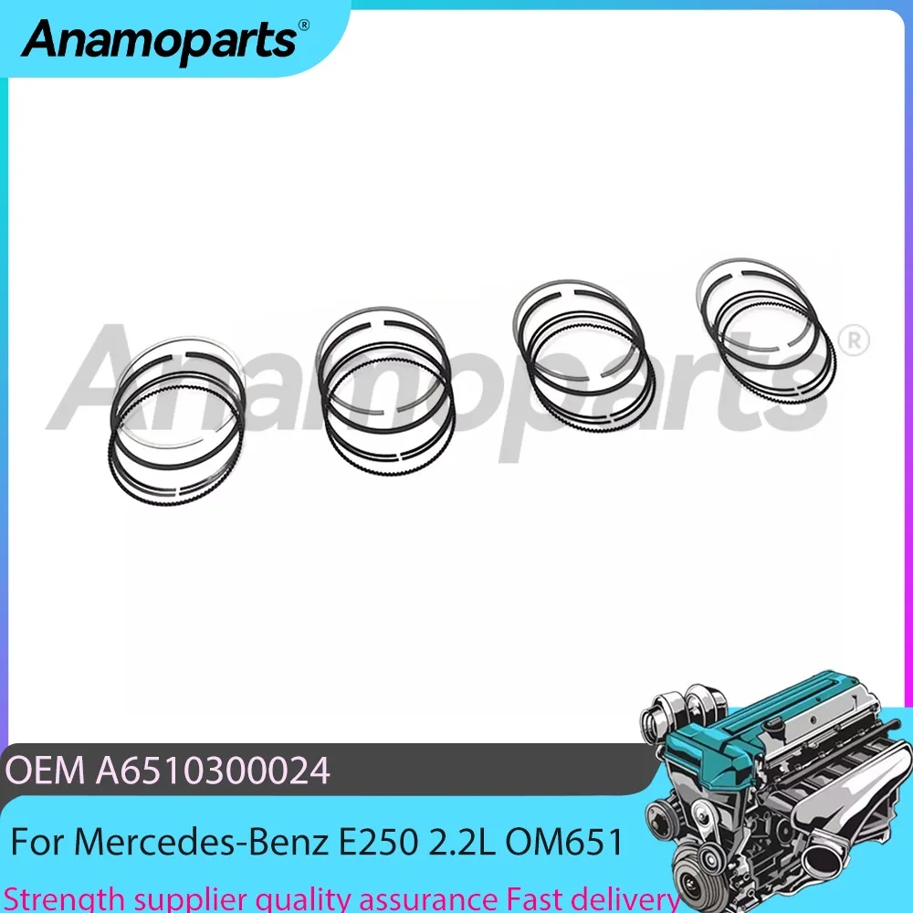 

Engine Parts Piston Rings Set Fit 2.1 2.2 L T L4 Diesel For Mercedes-Benz E250 GLE300D GLK250 SPRINTER 2.1L 2.2L OM651 2009-2019