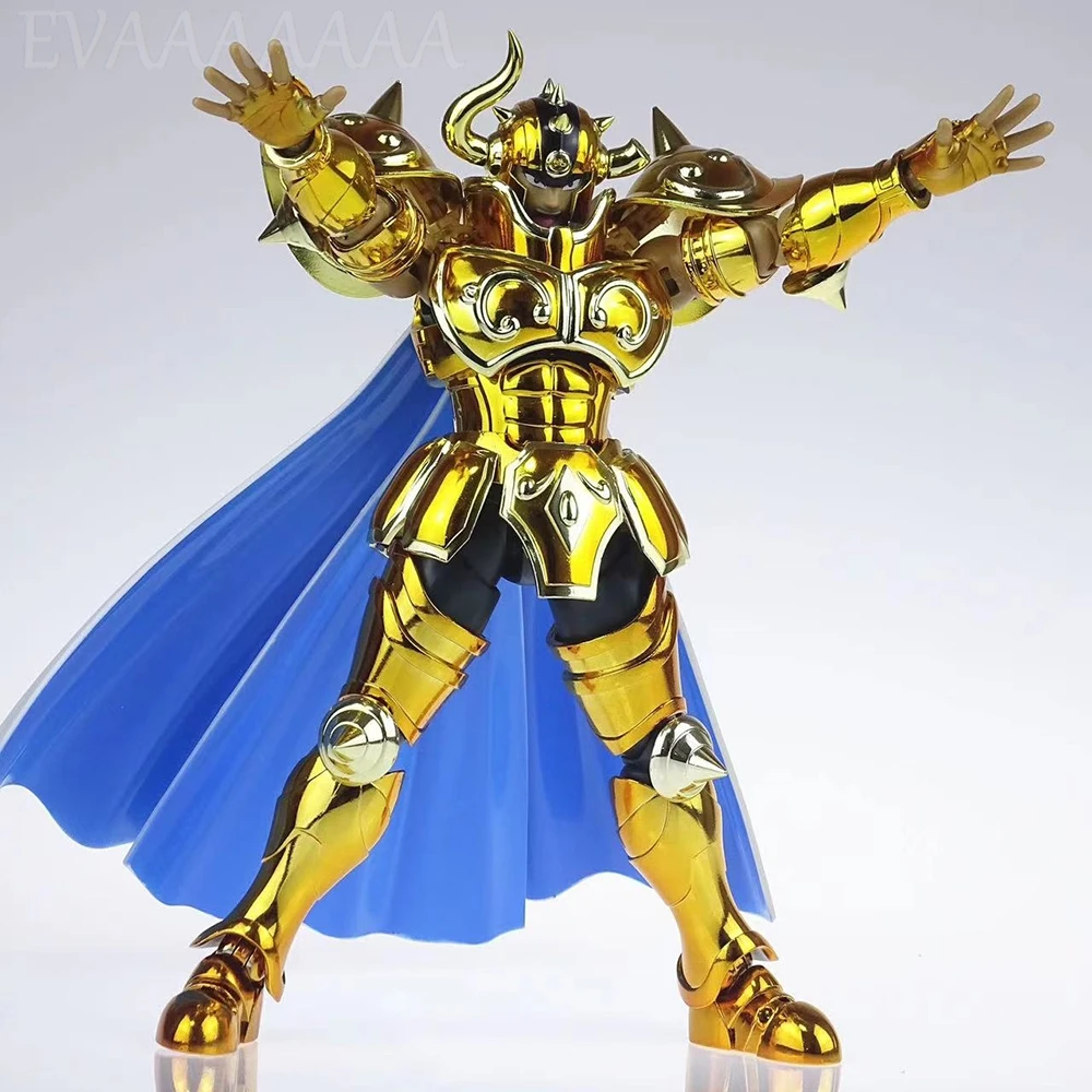 CS Model Saint Seiya Cloth Myth EX Taurus Aldebaran With Rosary Beads To Virgo Gold Saint Knights of the Zodiac Metal Armor Toys