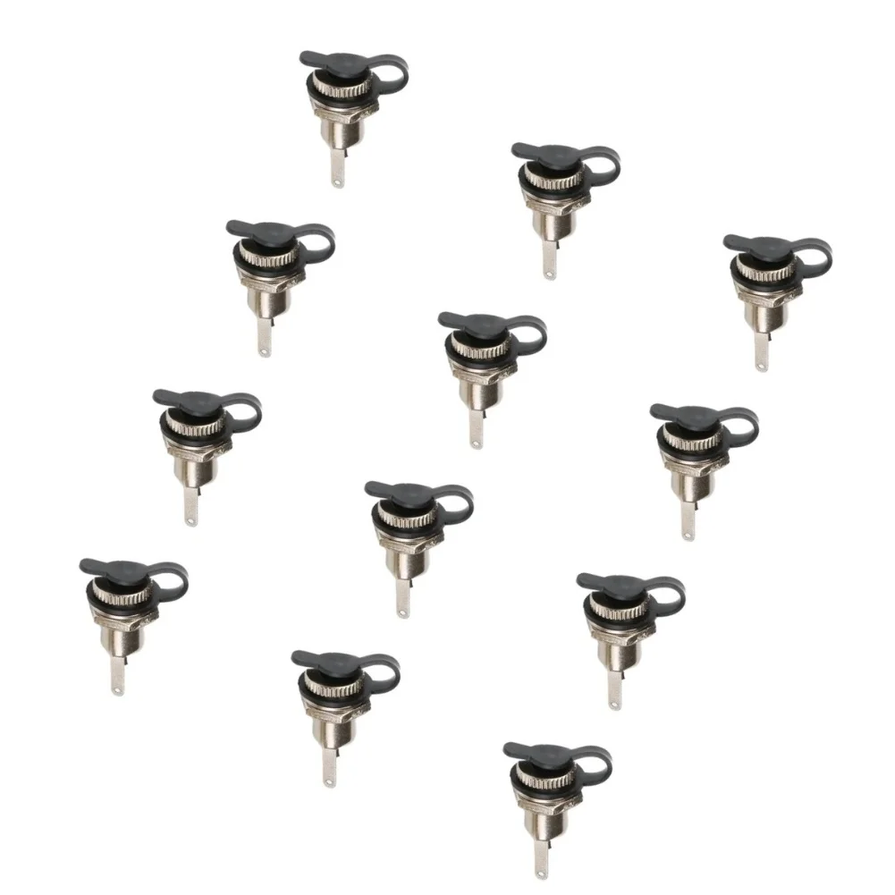 DC-099 12 Pack Female DC Power for Jack with Cap for Power Input Interfaces Requiring High Load Capacity up to 30V 5A DC