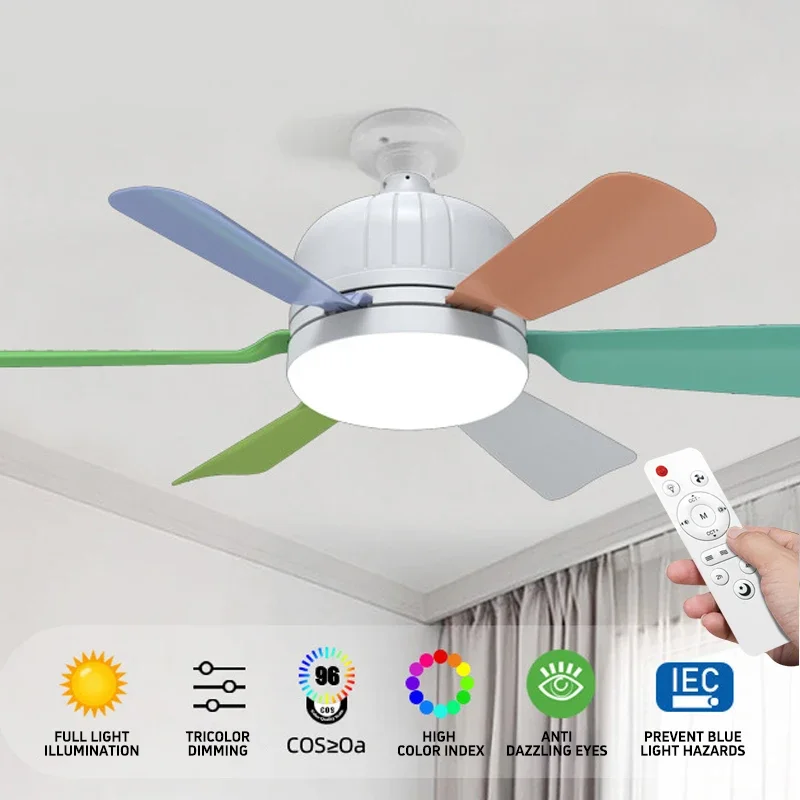 ventilador luz led de techo e27 socket fan light AC hogar home cooling cold cocina celling living room ampoule ventilateur fan