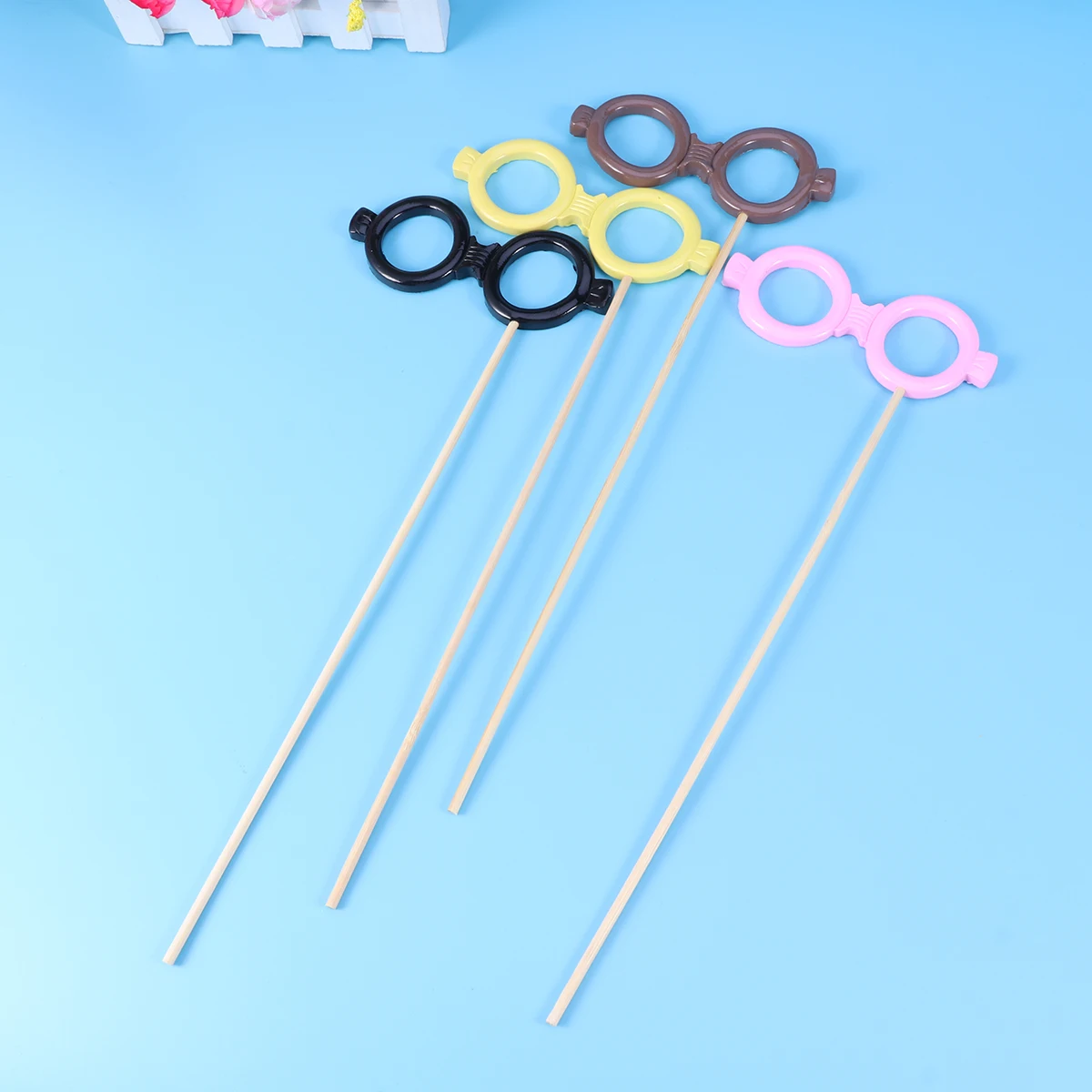 

EcoFriendly Handmade Funny Glasses Photo Props Colorful Exaggerated Eyewear Lightweight Portable Party Decoration Accessory