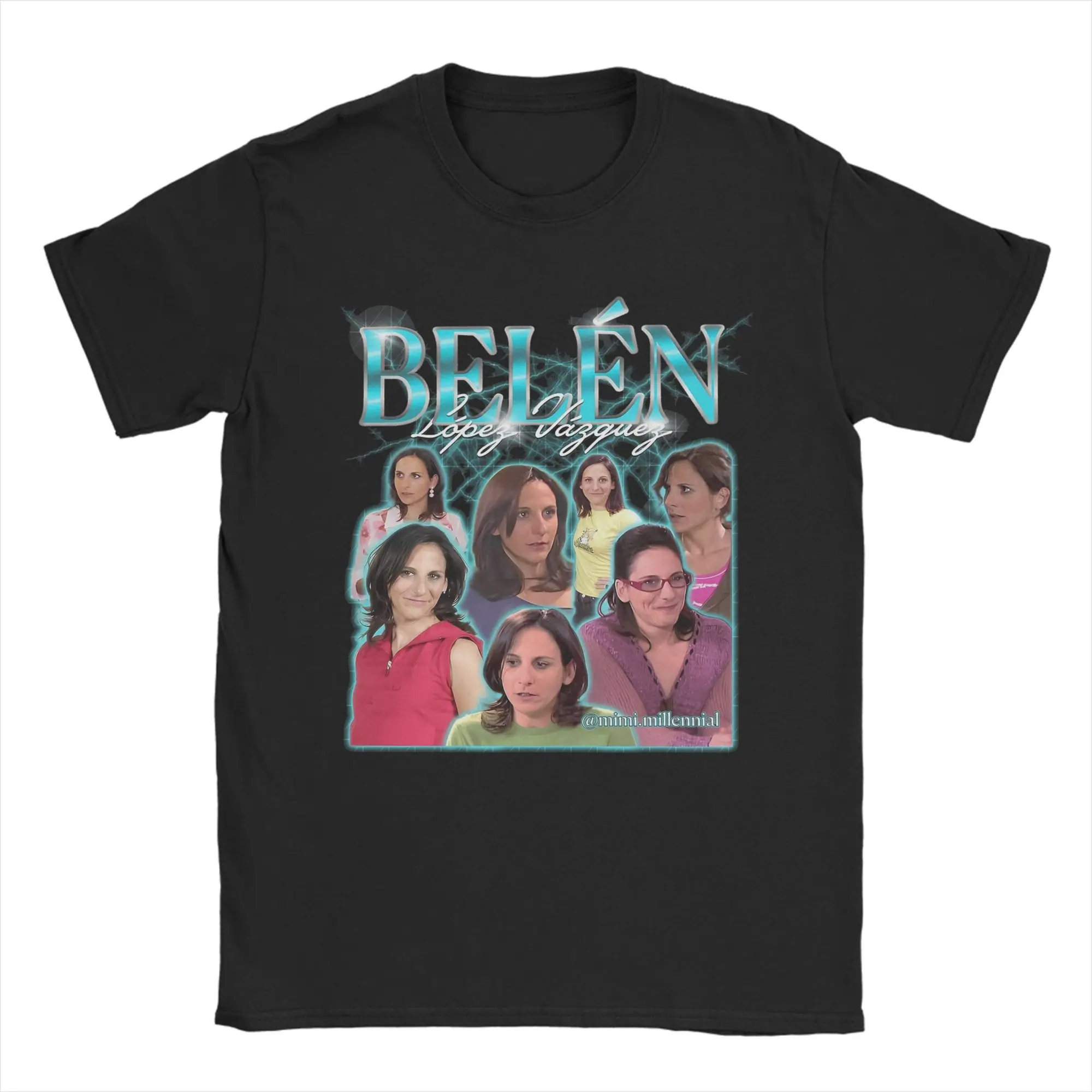 Men Belen Lopez Vazquez 90s T Shirts  Cotton Clothing Funny Short Sleeve O Neck Tees Plus Size T-Shirt